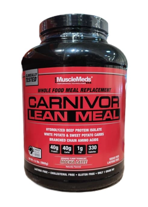 MuscleMeds Carnivor Lean Meal, Mocha Latte - 1980 grams
