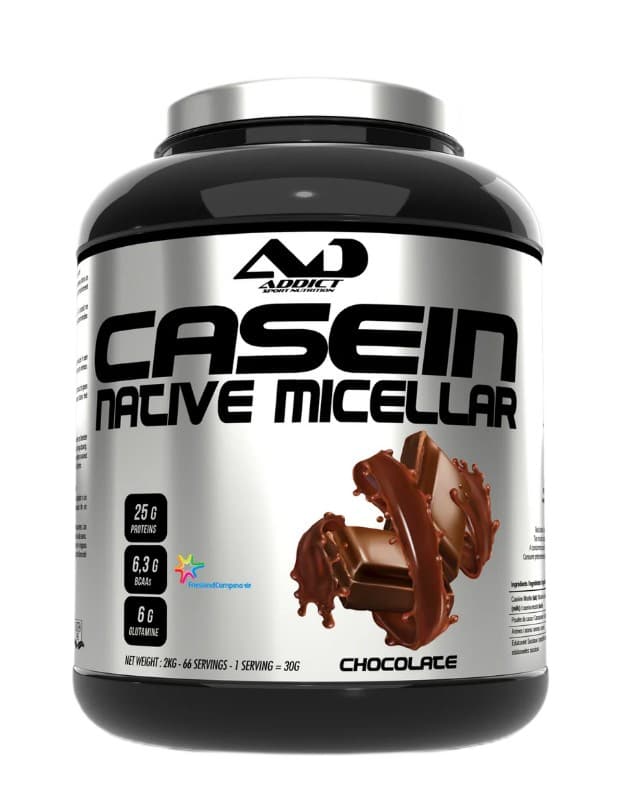 Addict Sport Nutrition Native Micellar Casein, Chocolate - 2000 grams