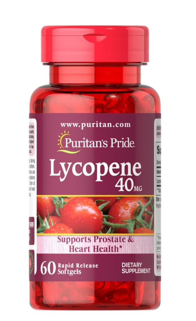 Puritan's Pride Lycopene, 40mg - 60 softgels