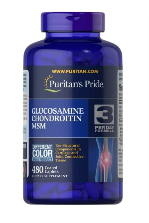 Puritan's Pride Glucosamine Chondroitin MSM - 480 coated caplets
