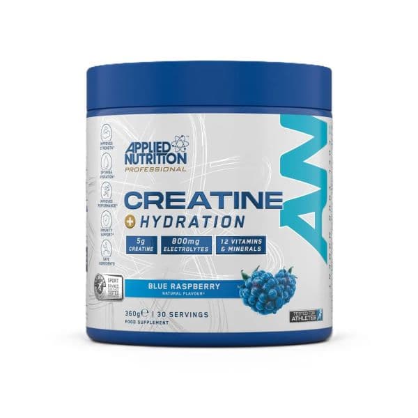 Applied Nutrition Creatine + Hydration, Blue Raspberry - 360 grams