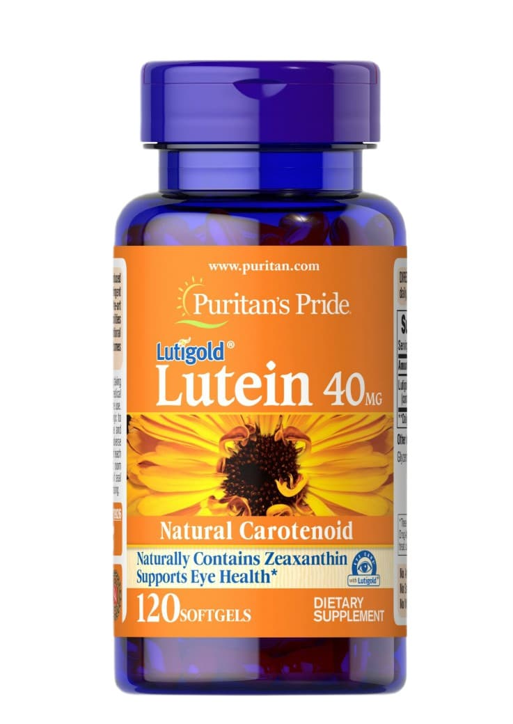 Puritan's Pride Lutein, 40mg - 120 softgels