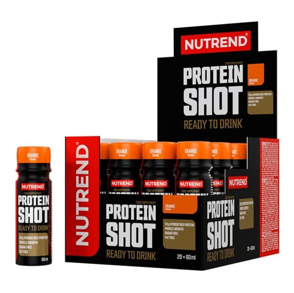 Nutrend Protein Shot, Orange - 20 x 60 ml.