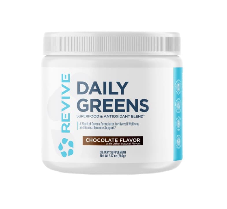 Revive Daily Greens Powder, Chocolate - 260 grams