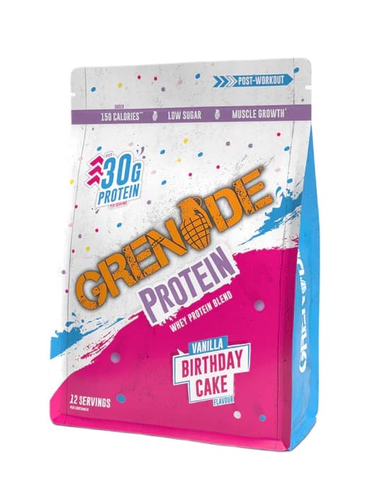Grenade Whey Protein Blend, Vanilla Birthday Cake - 480 grams