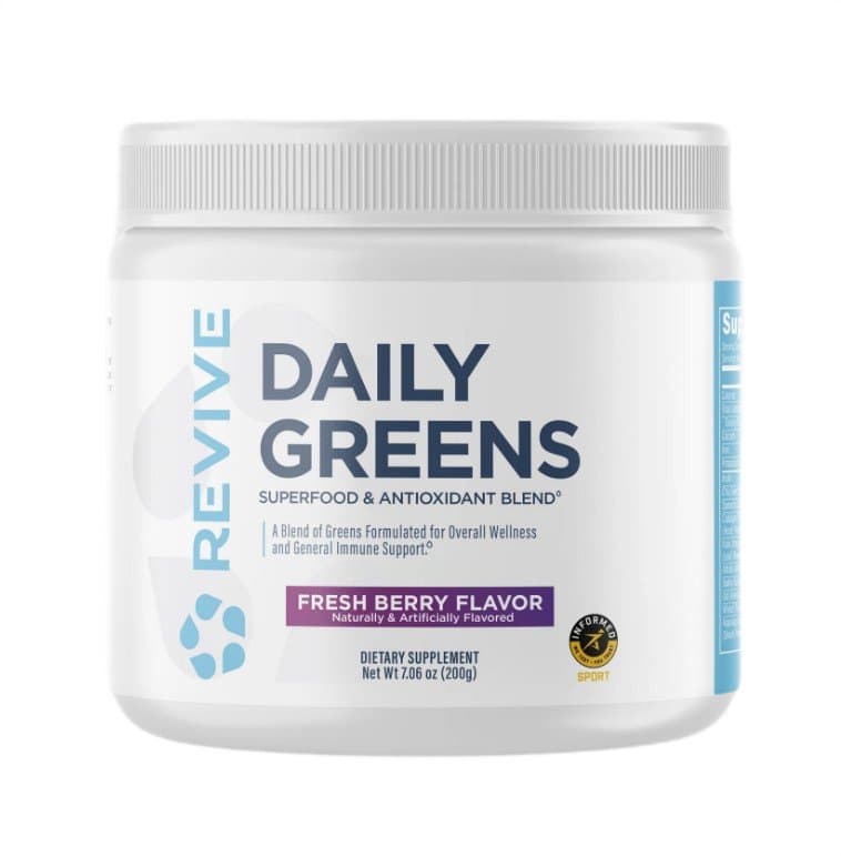 Revive Daily Greens Powder, Fresh Berry (EAN 850030689788) - 200 grams