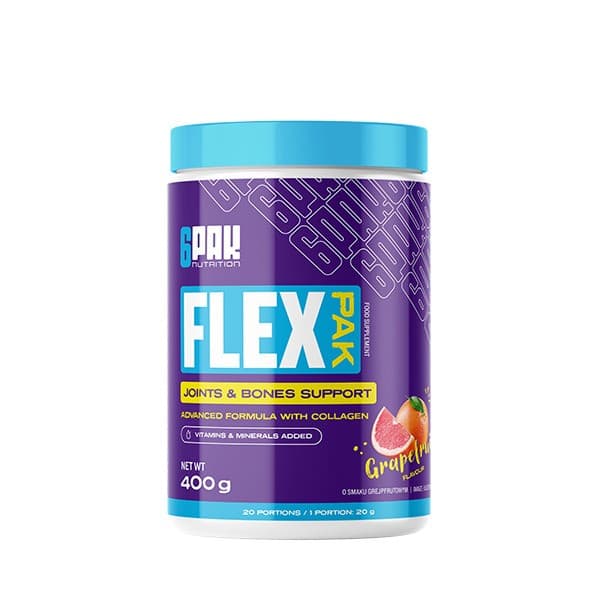6PAK Flex Pak, Fruit Punch - 400 grams